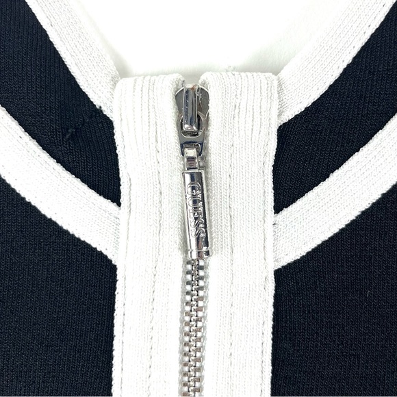 Guess Mirage Colorblock Fringe Bodycon Bandage Dress - Picture 9 of 11